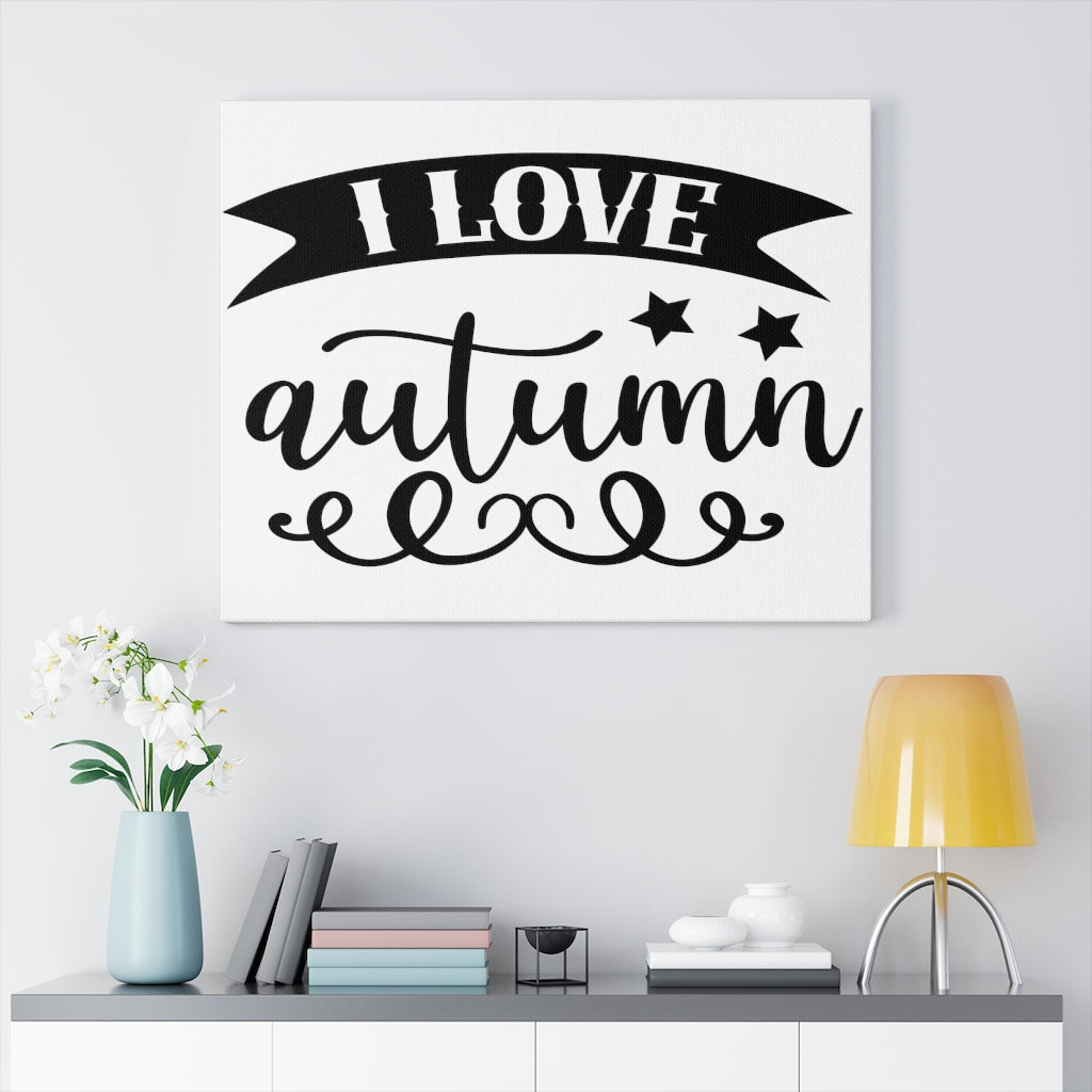 Scripture Walls Inspirational Wall Art I Love Autumn Star Wall Art Motivation Wall Decor for Home Office Gym Inspiring Success Quote Print Ready to Hang Unframed-Express Your Love Gifts