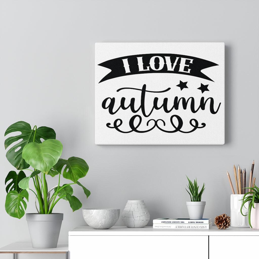 Scripture Walls Inspirational Wall Art I Love Autumn Star Wall Art Motivation Wall Decor for Home Office Gym Inspiring Success Quote Print Ready to Hang Unframed-Express Your Love Gifts