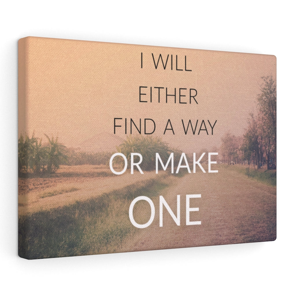 Scripture Walls Inspirational Wall Art I Will Either Find A Way Motivational Print Ready to Hang Artwork Unframed-Express Your Love Gifts