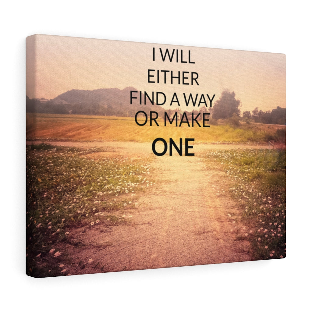 Scripture Walls Inspirational Wall Art I Will Either Find Motivational Print Ready to Hang Artwork Unframed-Express Your Love Gifts