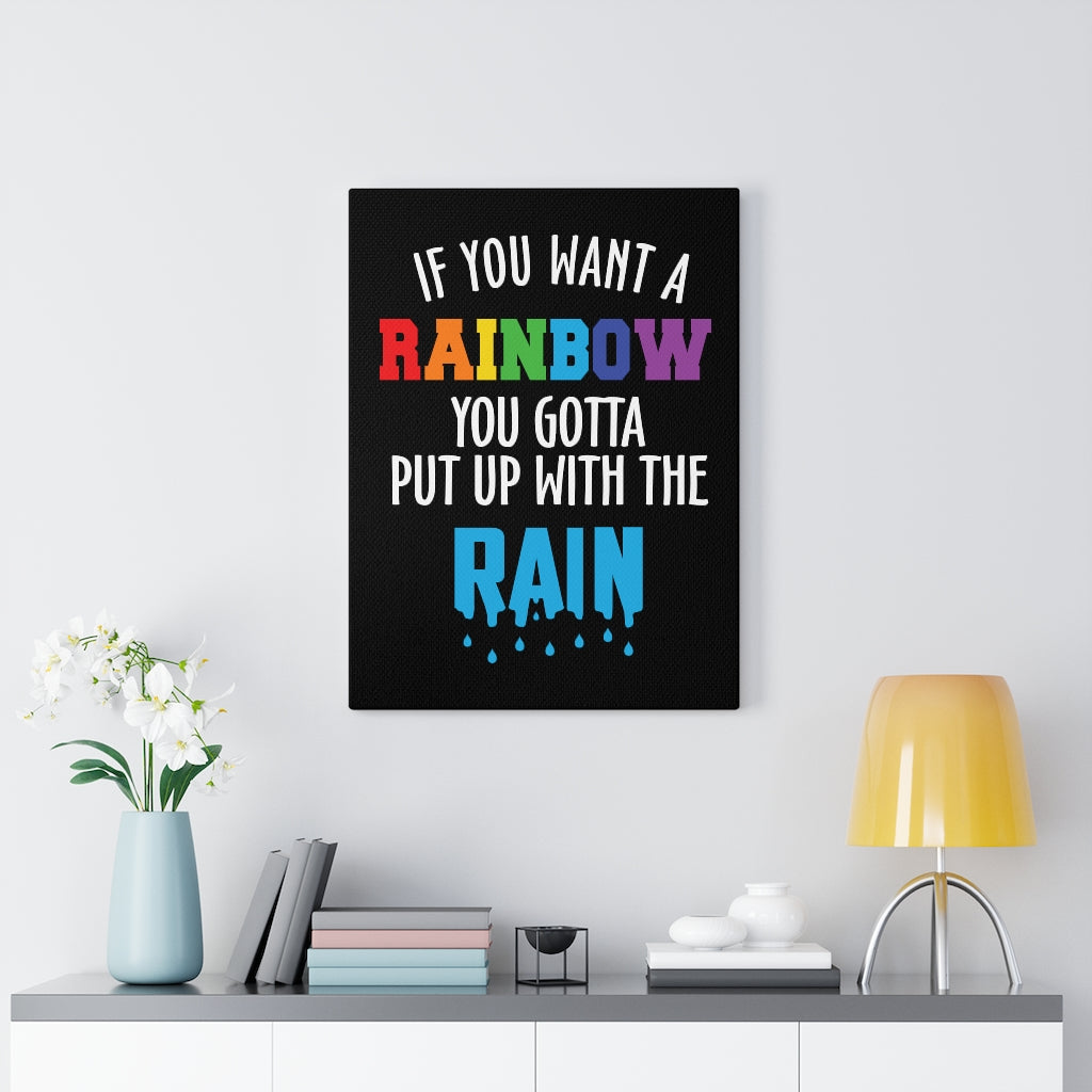 Scripture Walls Inspirational Wall Art If You Want A Rainbow Wall Art Motivational Motto Inspiring Prints Artwork Decor Ready to Hang Unframed-Express Your Love Gifts