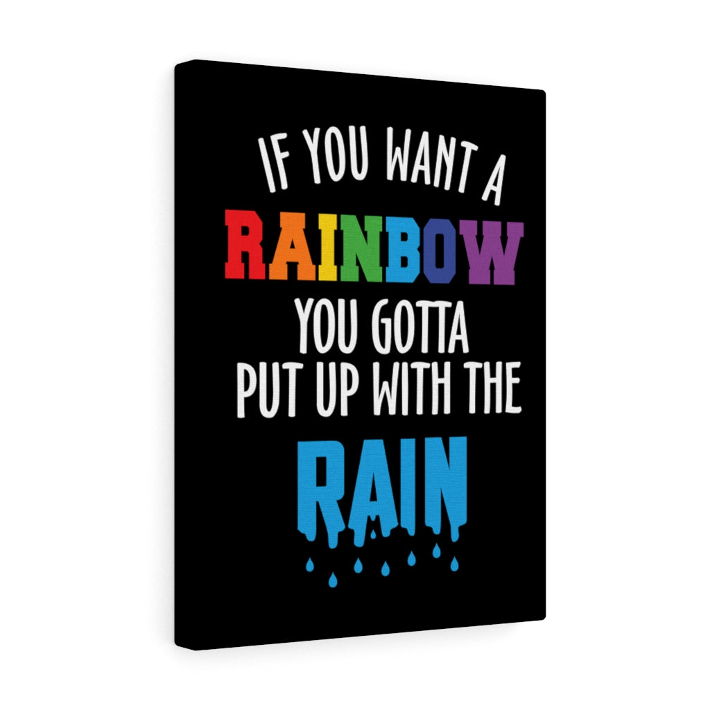 Scripture Walls Inspirational Wall Art If You Want A Rainbow Wall Art Motivational Motto Inspiring Prints Artwork Decor Ready to Hang Unframed-Express Your Love Gifts