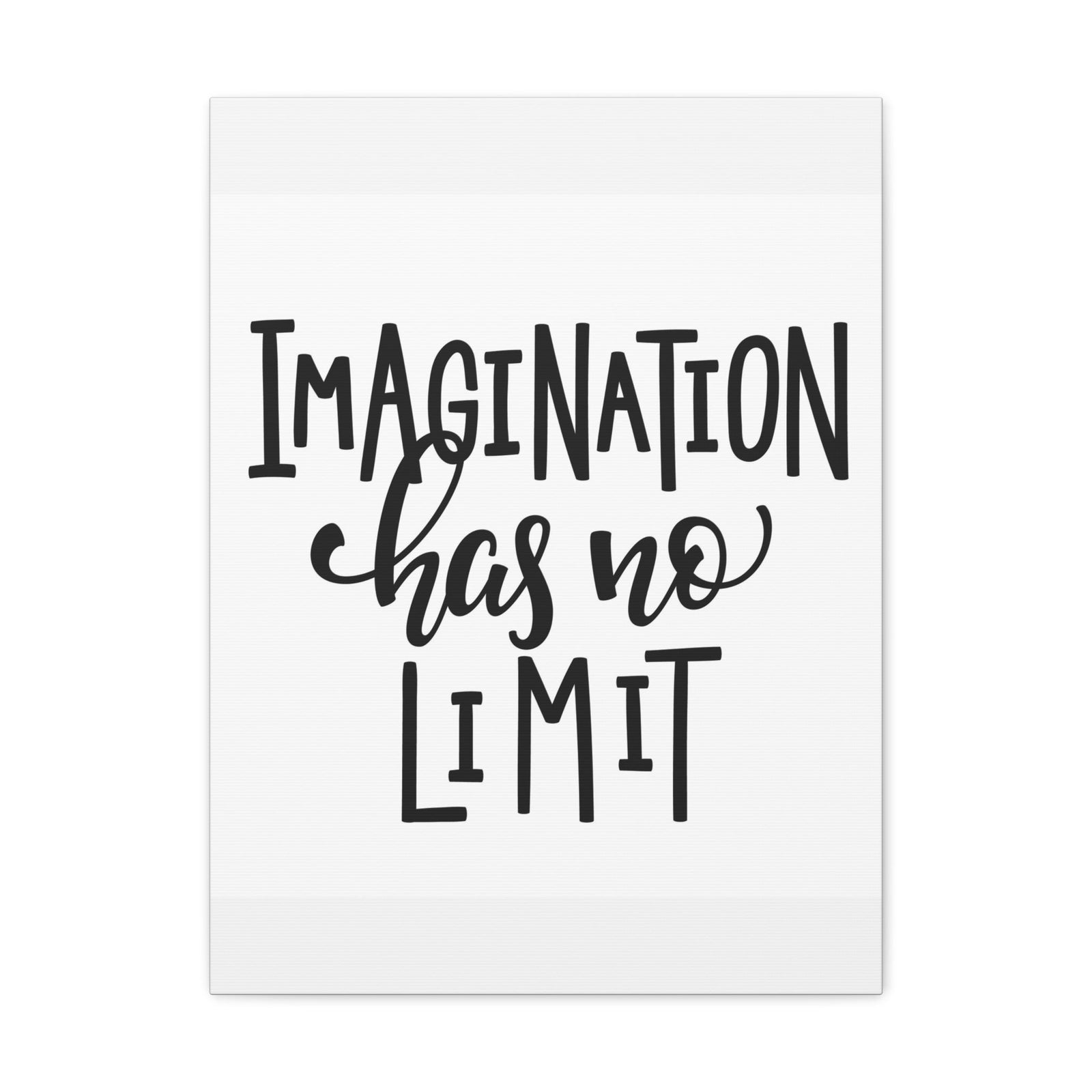 Scripture Walls Inspirational Wall Art Imagination Has No Limit Motivation Wall Decor for Home Office Gym Inspiring Success Quote Print Ready to Hang Unframed-Express Your Love Gifts