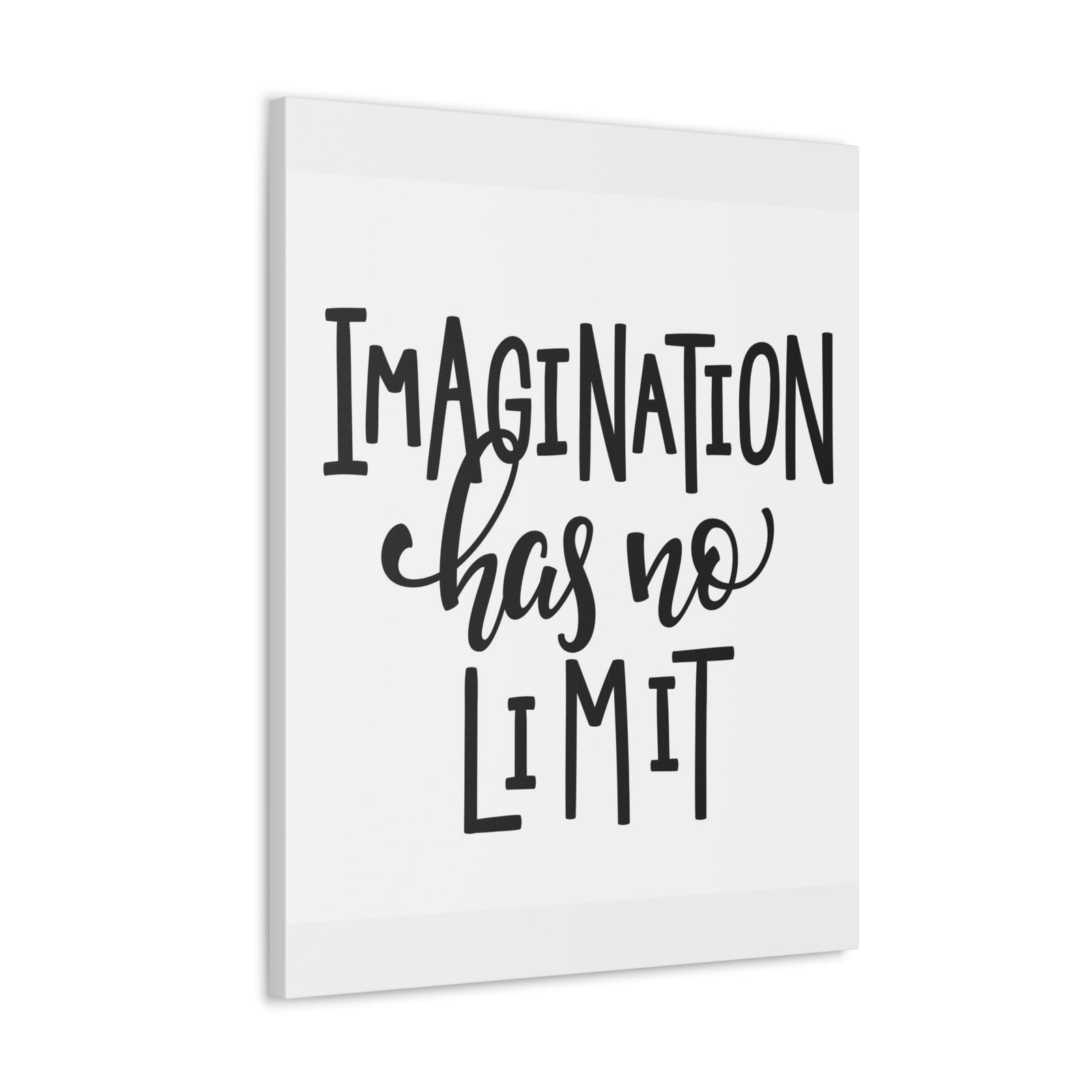 Scripture Walls Inspirational Wall Art Imagination Has No Limit Motivation Wall Decor for Home Office Gym Inspiring Success Quote Print Ready to Hang Unframed-Express Your Love Gifts