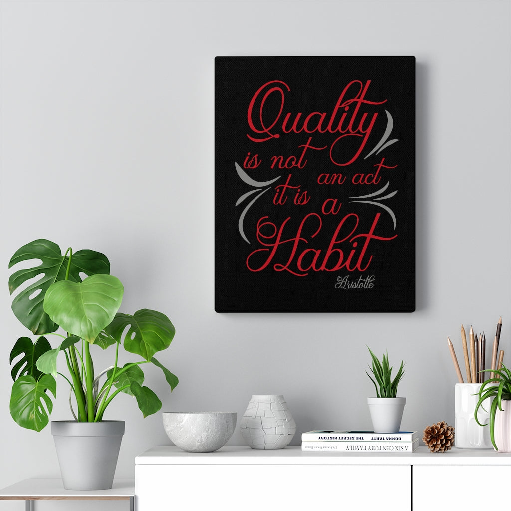 Scripture Walls Inspirational Wall Art It Is A Habit Wall Art Motivational Motto Inspiring Prints Artwork Decor Ready to Hang Unframed-Express Your Love Gifts
