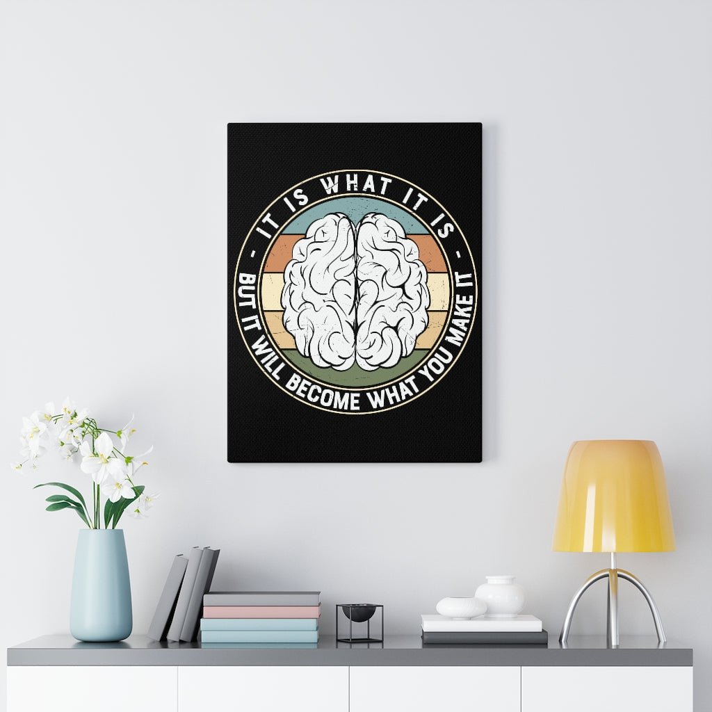 Scripture Walls Inspirational Wall Art It is What it is Wall Art Motivation Wall Decor for Home Office Gym Inspiring Success Quote Print Ready to Hang Unframed-Express Your Love Gifts