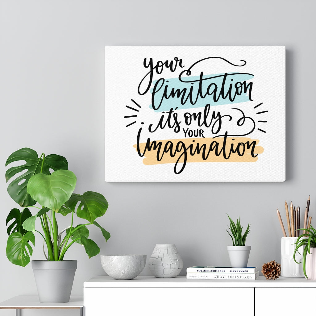 Scripture Walls Inspirational Wall Art It's Only Your Imagination Wall Art Motivational Motto Inspiring Prints Artwork Decor Ready to Hang Unframed-Express Your Love Gifts