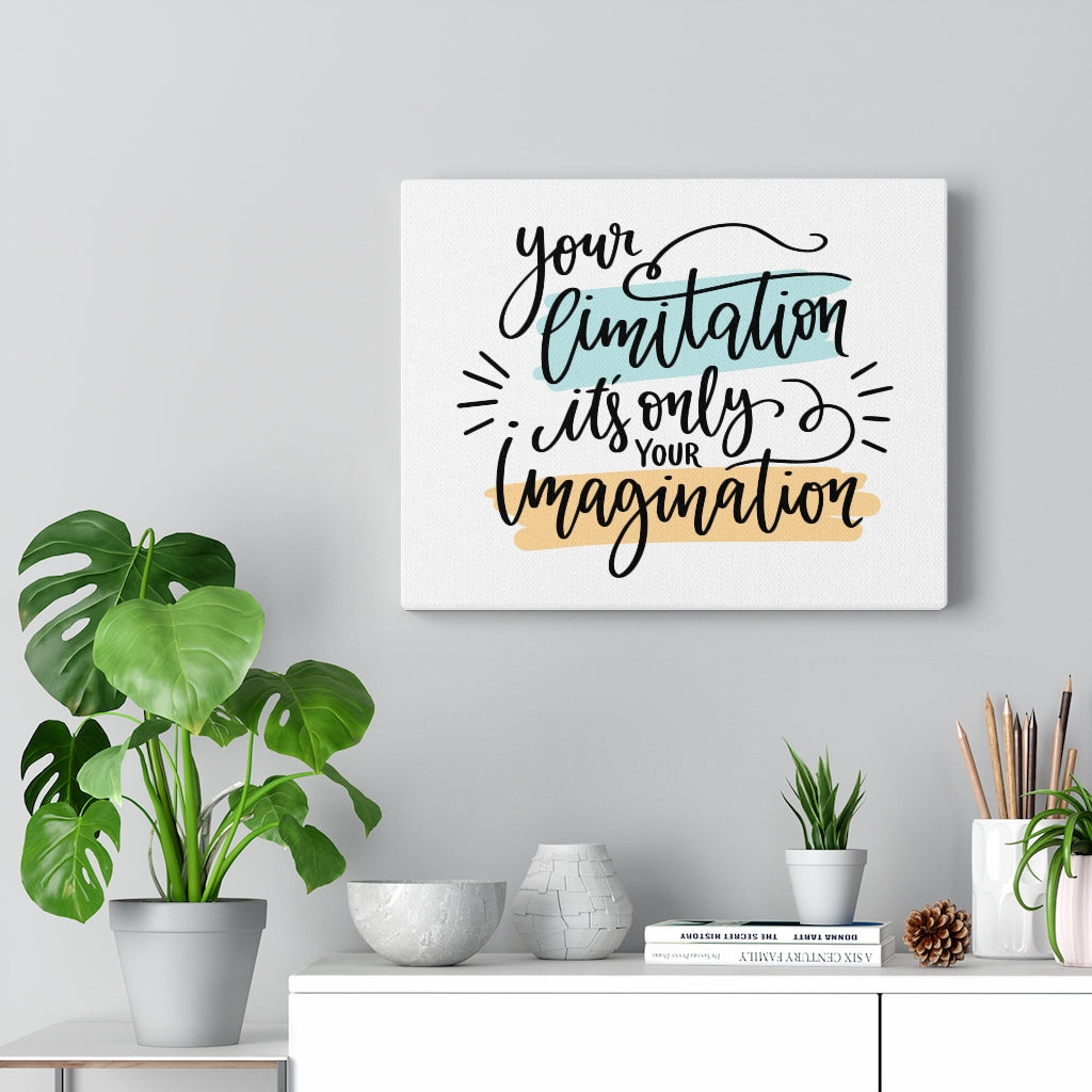 Scripture Walls Inspirational Wall Art It's Only Your Imagination Wall Art Motivational Motto Inspiring Prints Artwork Decor Ready to Hang Unframed-Express Your Love Gifts