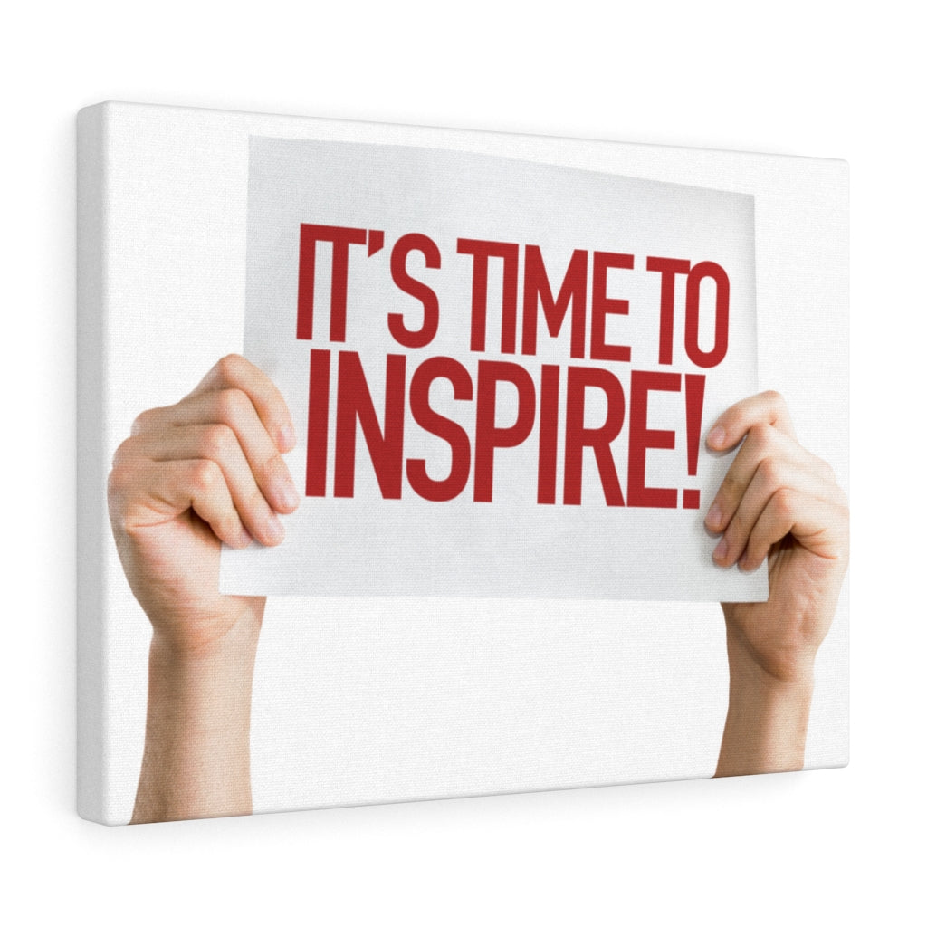 Scripture Walls Inspirational Wall Art It's Time To Inspire Motivational Print Ready to Hang Artwork Unframed-Express Your Love Gifts