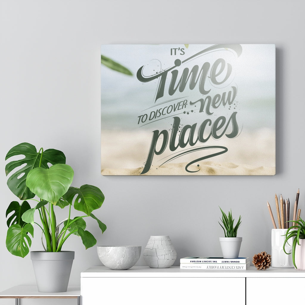 Scripture Walls Inspirational Wall Art It's Time Wall Art Motivational Motto Inspiring Prints Artwork Decor Ready to Hang Unframed-Express Your Love Gifts