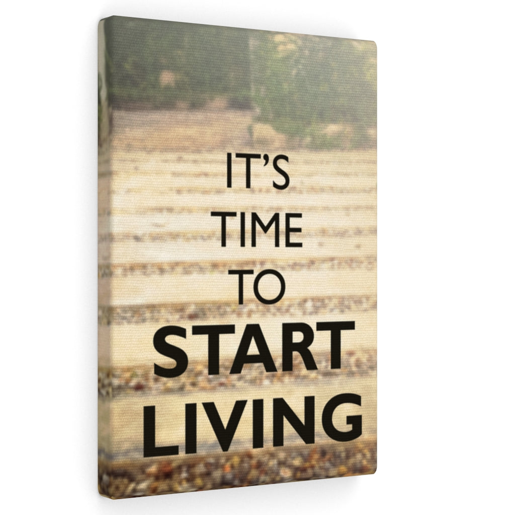 Scripture Walls Inspirational Wall Art Its Time To Start Living Motivational Print Ready to Hang Artwork Unframed-Express Your Love Gifts