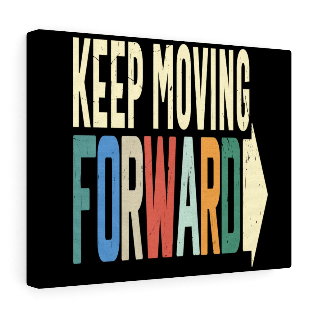 Scripture Walls Inspirational Wall Art Keep Moving Forward Colors Wall Art Motivation Wall Decor for Home Office Gym Inspiring Success Quote Print Ready to Hang Unframed-Express Your Love Gifts