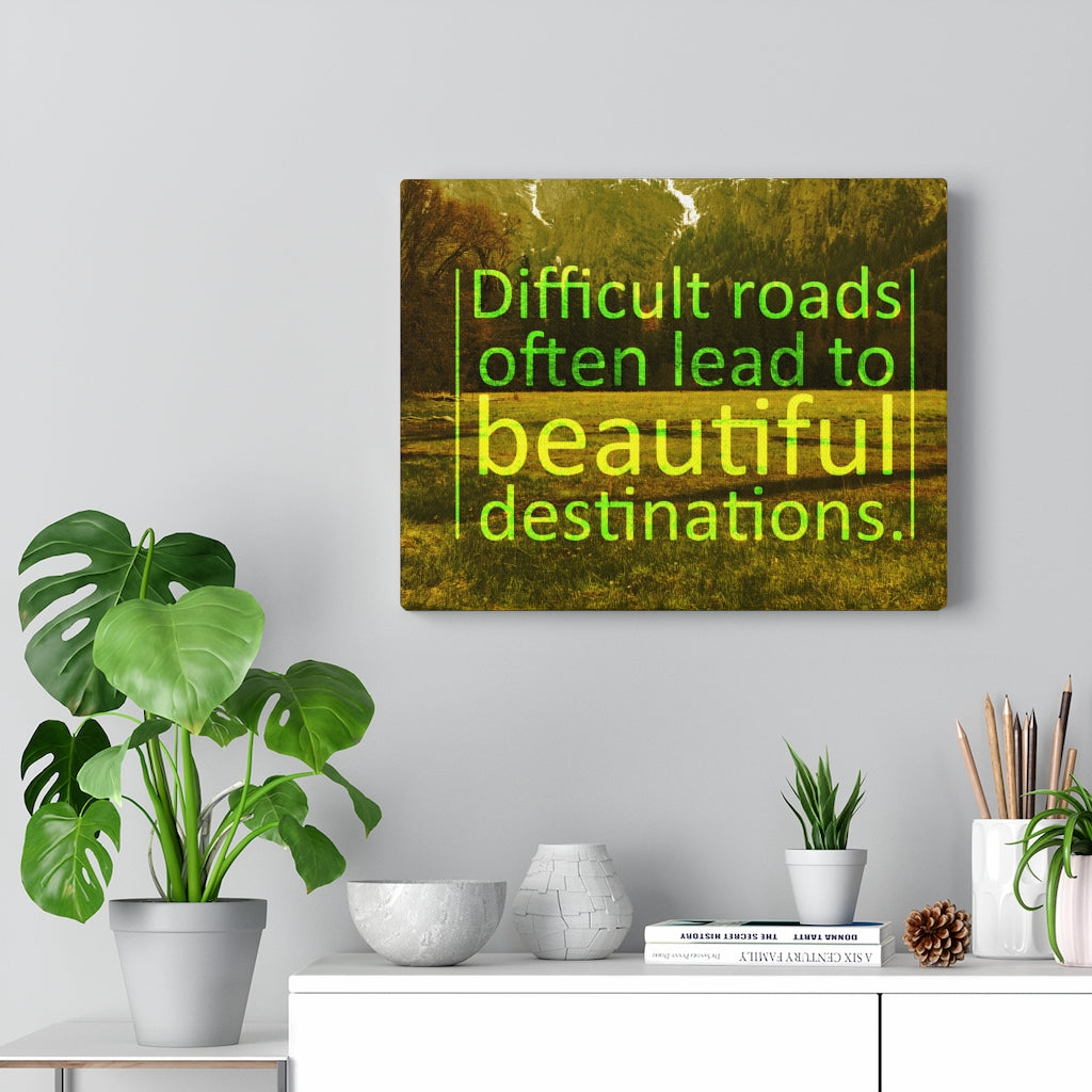 Scripture Walls Inspirational Wall Art Lead To Beautiful Destinations Motivational Print Ready to Hang Artwork Unframed-Express Your Love Gifts