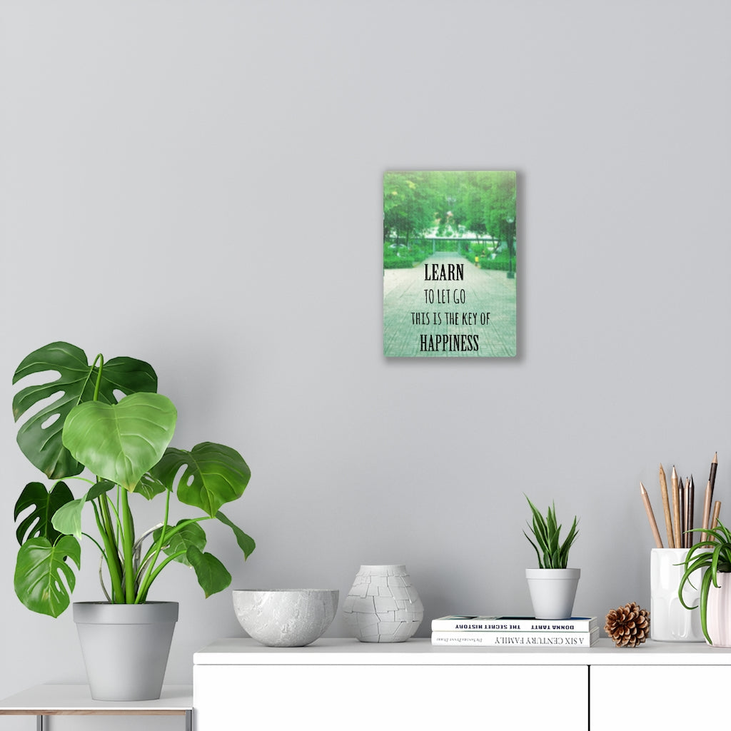Scripture Walls Inspirational Wall Art Learn To Let Go Motivational Print Ready to Hang Artwork Unframed-Express Your Love Gifts