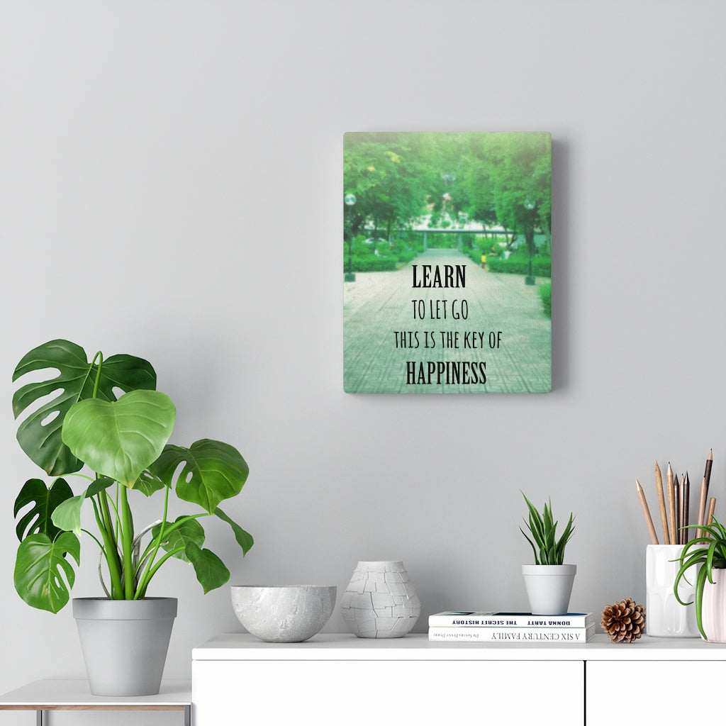 Scripture Walls Inspirational Wall Art Learn To Let Go Motivational Print Ready to Hang Artwork Unframed-Express Your Love Gifts