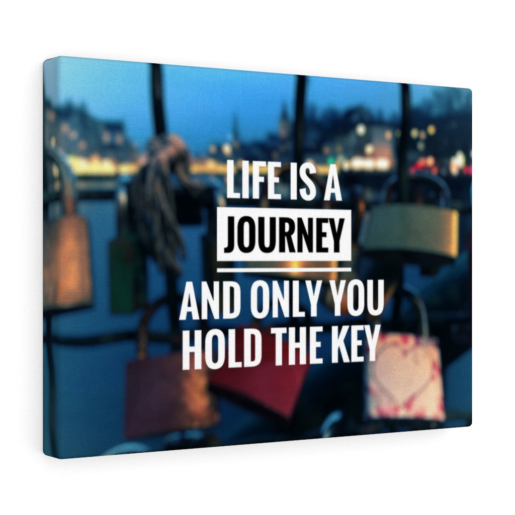 Scripture Walls Inspirational Wall Art Life Is A Journey Motivational Print Ready to Hang Artwork Unframed-Express Your Love Gifts
