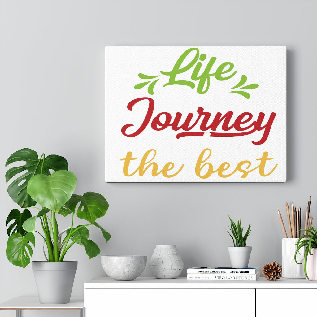 Scripture Walls Inspirational Wall Art Life Journey The Best Wall Art Motivation Wall Decor for Home Office Gym Inspiring Success Quote Print Ready to Hang Unframed-Express Your Love Gifts