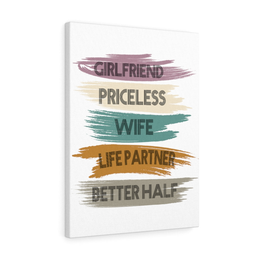 Scripture Walls Inspirational Wall Art Life Partner Better Half Wall Art Motivation Wall Decor for Home Office Gym Inspiring Success Quote Print Ready to Hang Unframed-Express Your Love Gifts