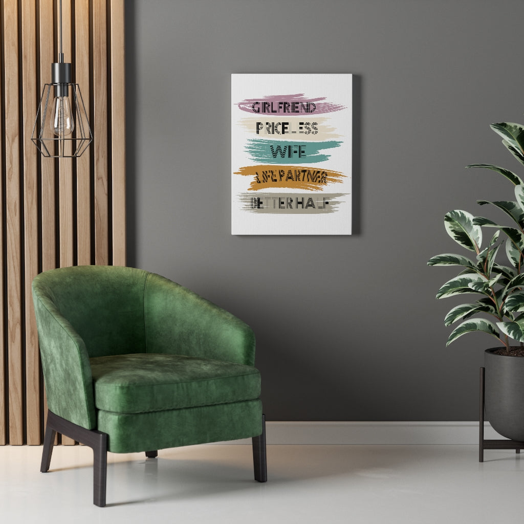 Scripture Walls Inspirational Wall Art Life Partner Better Half Wall Art Motivation Wall Decor for Home Office Gym Inspiring Success Quote Print Ready to Hang Unframed-Express Your Love Gifts