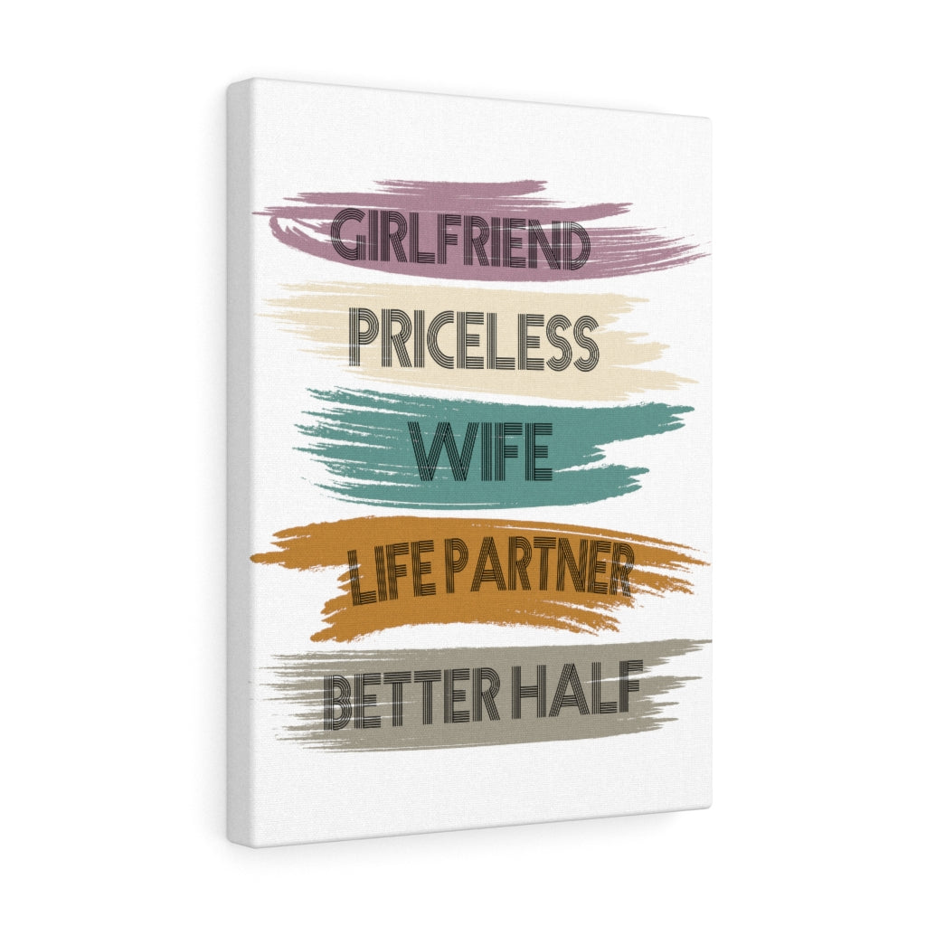 Scripture Walls Inspirational Wall Art Life Partner Better Half Wall Art Motivation Wall Decor for Home Office Gym Inspiring Success Quote Print Ready to Hang Unframed-Express Your Love Gifts