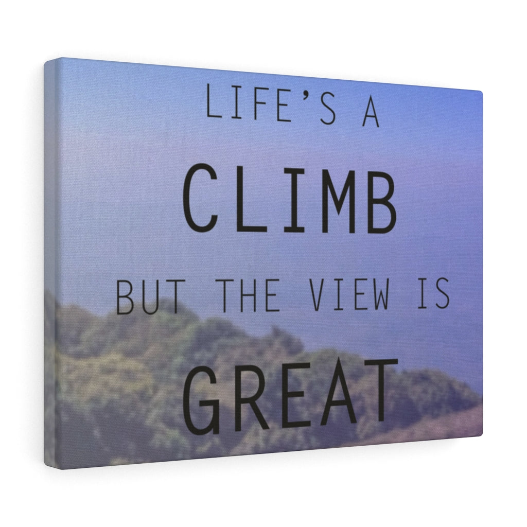 Scripture Walls Inspirational Wall Art Life's A Climb Motivational Print Ready to Hang Artwork Unframed-Express Your Love Gifts