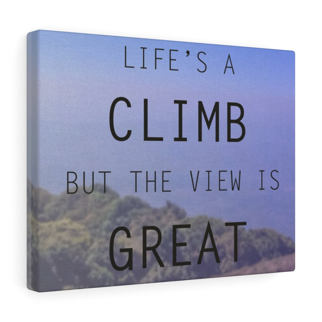 Scripture Walls Inspirational Wall Art Life's A Climb Motivational Print Ready to Hang Artwork Unframed-Express Your Love Gifts