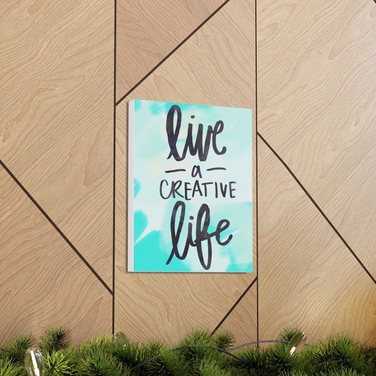 Scripture Walls Inspirational Wall Art Live A Creative Life Motivation Wall Decor for Home Office Gym Inspiring Success Quote Print Ready to Hang Unframed-Express Your Love Gifts
