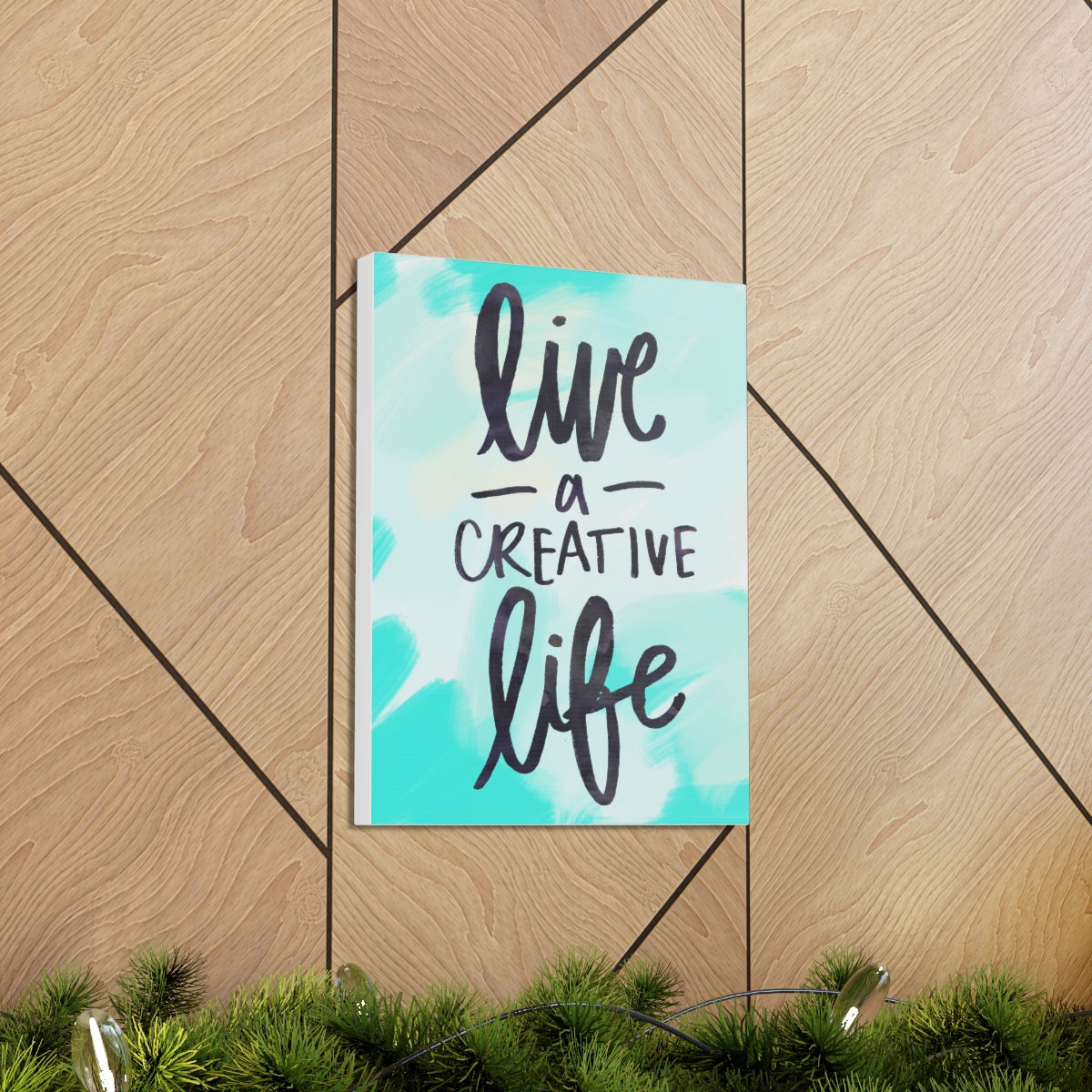 Scripture Walls Inspirational Wall Art Live A Creative Life Motivation Wall Decor for Home Office Gym Inspiring Success Quote Print Ready to Hang Unframed-Express Your Love Gifts