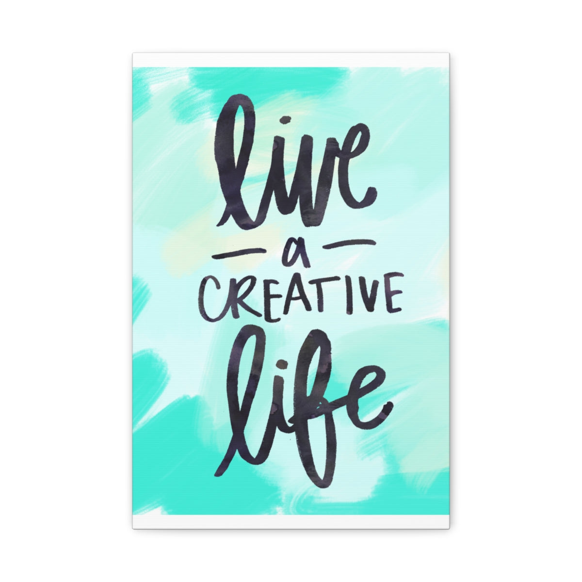 Scripture Walls Inspirational Wall Art Live A Creative Life Motivation Wall Decor for Home Office Gym Inspiring Success Quote Print Ready to Hang Unframed-Express Your Love Gifts