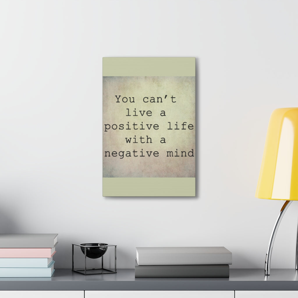 Scripture Walls Inspirational Wall Art Live A Positive Life Motivation Wall Decor for Home Office Gym Inspiring Success Quote Print Ready to Hang Unframed-Express Your Love Gifts