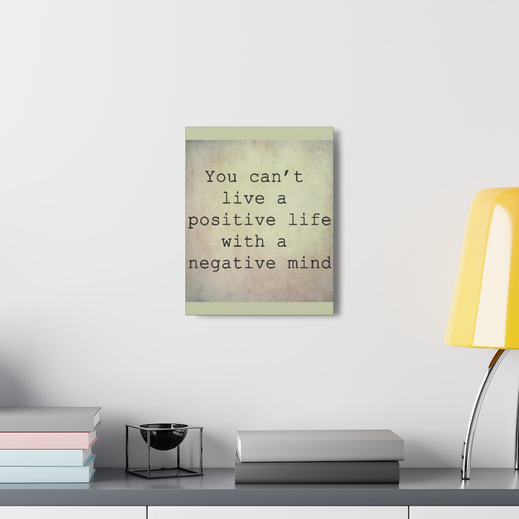 Scripture Walls Inspirational Wall Art Live A Positive Life Motivation Wall Decor for Home Office Gym Inspiring Success Quote Print Ready to Hang Unframed-Express Your Love Gifts