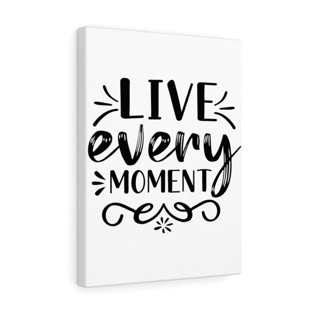 Scripture Walls Inspirational Wall Art Live Every Moment Wall Art Motivation Wall Decor for Home Office Gym Inspiring Success Quote Print Ready to Hang Unframed-Express Your Love Gifts