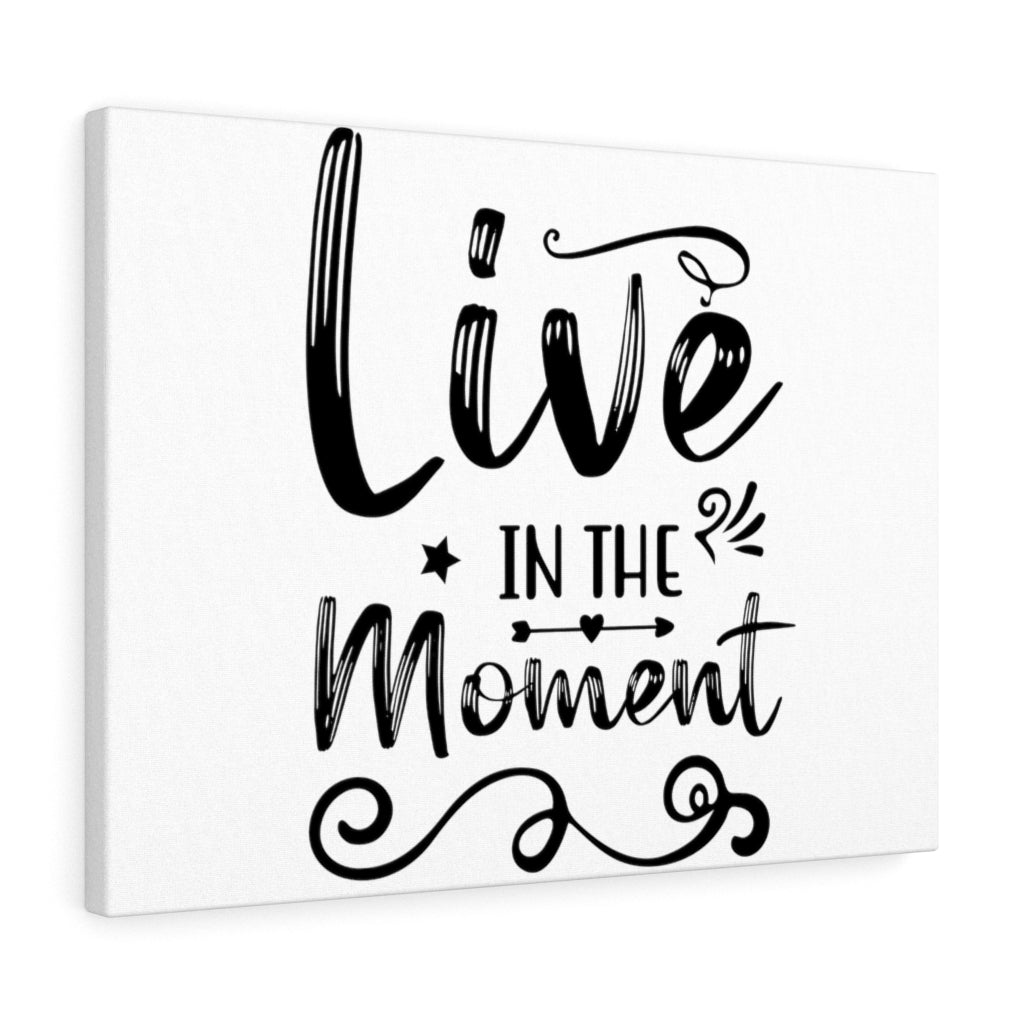 Scripture Walls Inspirational Wall Art Live In The Moment Wall Art Motivation Wall Decor for Home Office Gym Inspiring Success Quote Print Ready to Hang Unframed-Express Your Love Gifts