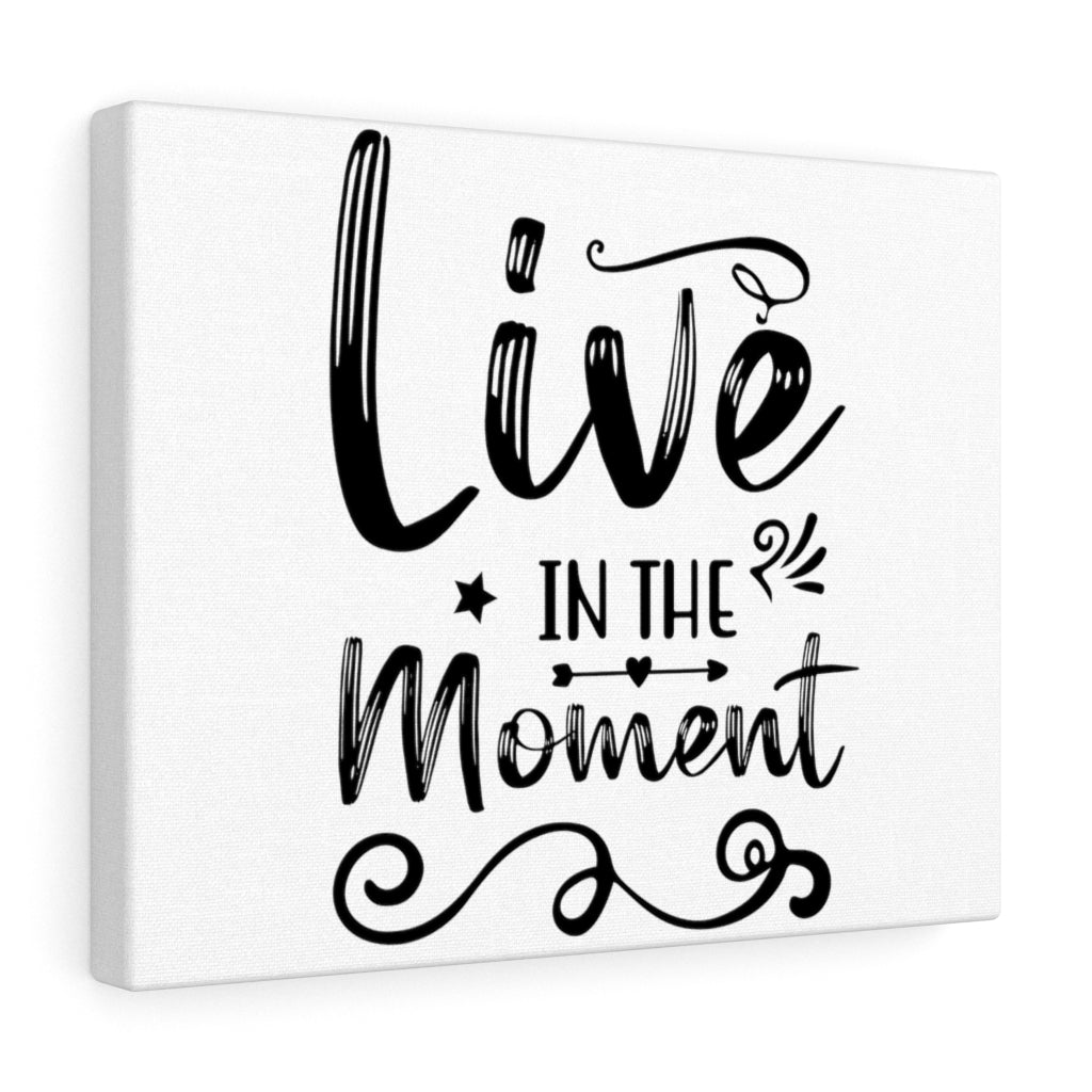 Scripture Walls Inspirational Wall Art Live In The Moment Wall Art Motivation Wall Decor for Home Office Gym Inspiring Success Quote Print Ready to Hang Unframed-Express Your Love Gifts