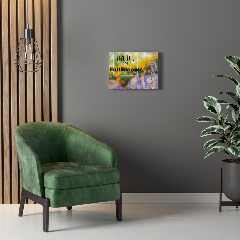Scripture Walls Inspirational Wall Art Live Life In Full Blooms Motivational Print Ready to Hang Artwork Unframed-Express Your Love Gifts