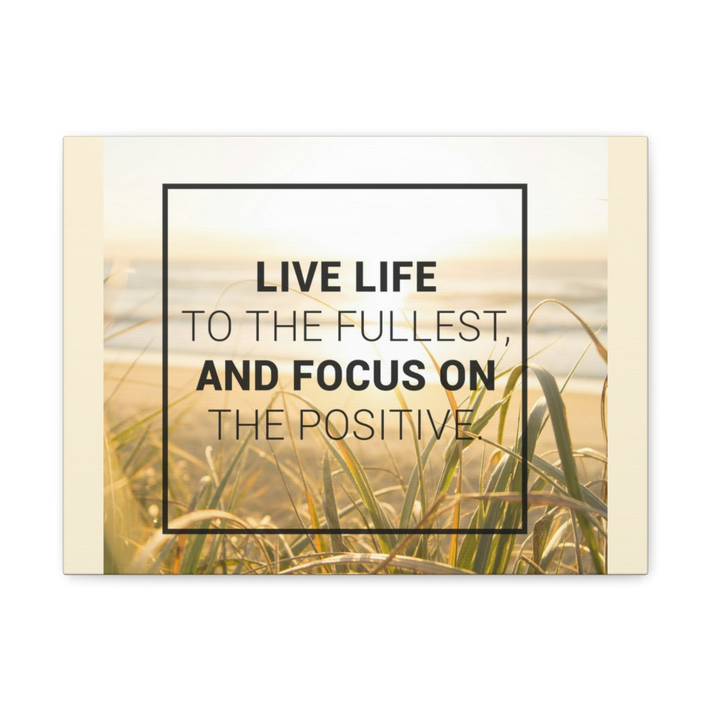 Scripture Walls Inspirational Wall Art Live Life To The Fullest Motivation Wall Decor for Home Office Gym Inspiring Success Quote Print Ready to Hang Unframed-Express Your Love Gifts