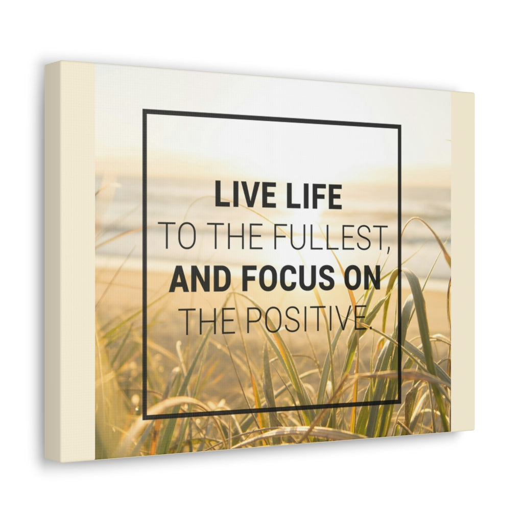 Scripture Walls Inspirational Wall Art Live Life To The Fullest Motivation Wall Decor for Home Office Gym Inspiring Success Quote Print Ready to Hang Unframed-Express Your Love Gifts