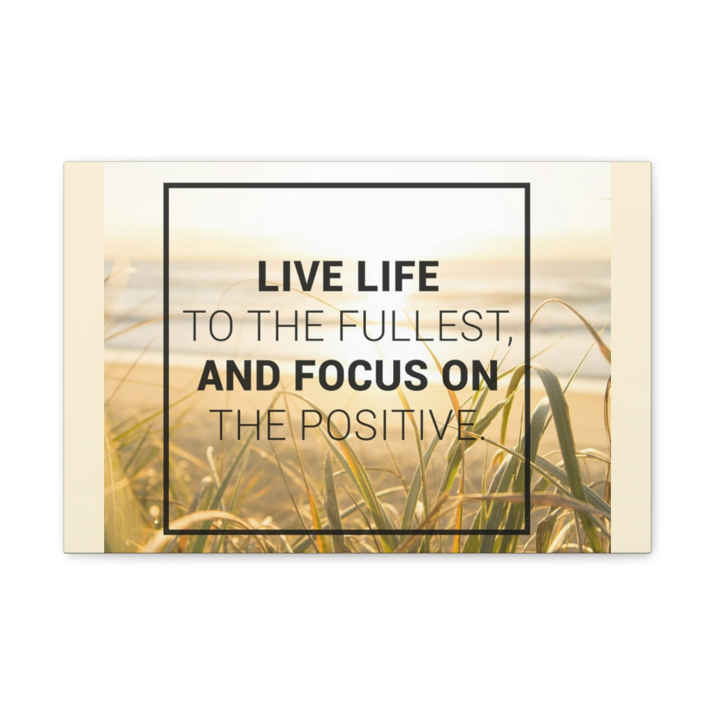 Scripture Walls Inspirational Wall Art Live Life To The Fullest Motivation Wall Decor for Home Office Gym Inspiring Success Quote Print Ready to Hang Unframed-Express Your Love Gifts