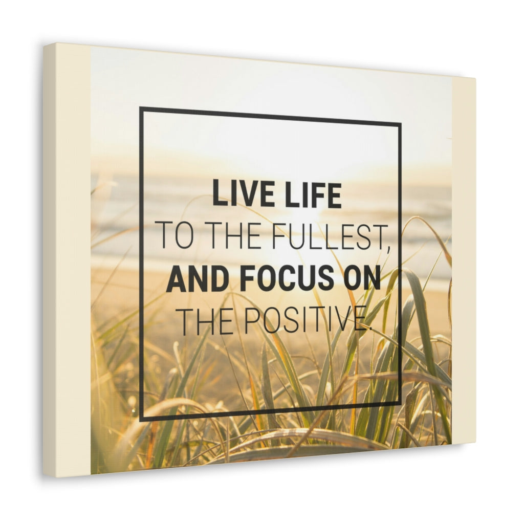 Scripture Walls Inspirational Wall Art Live Life To The Fullest Motivation Wall Decor for Home Office Gym Inspiring Success Quote Print Ready to Hang Unframed-Express Your Love Gifts