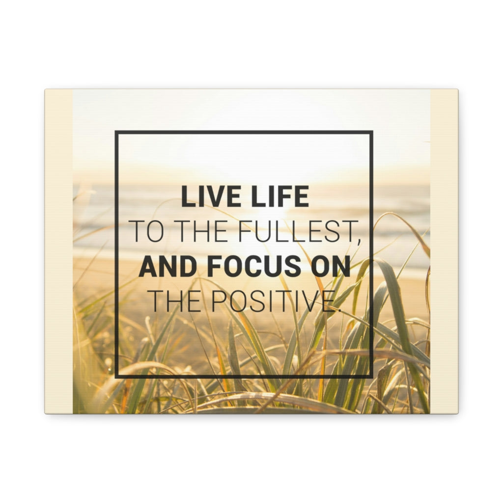 Scripture Walls Inspirational Wall Art Live Life To The Fullest Motivation Wall Decor for Home Office Gym Inspiring Success Quote Print Ready to Hang Unframed-Express Your Love Gifts