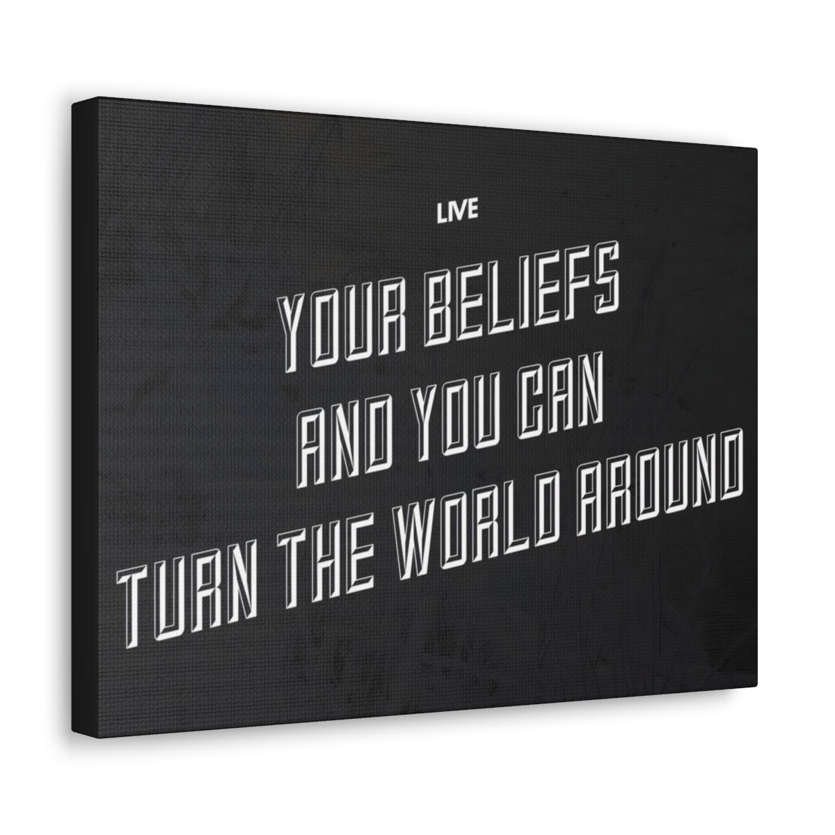 Scripture Walls Inspirational Wall Art Live Your Beliefs Motivation Wall Decor for Home Office Gym Inspiring Success Quote Print Ready to Hang Unframed-Express Your Love Gifts