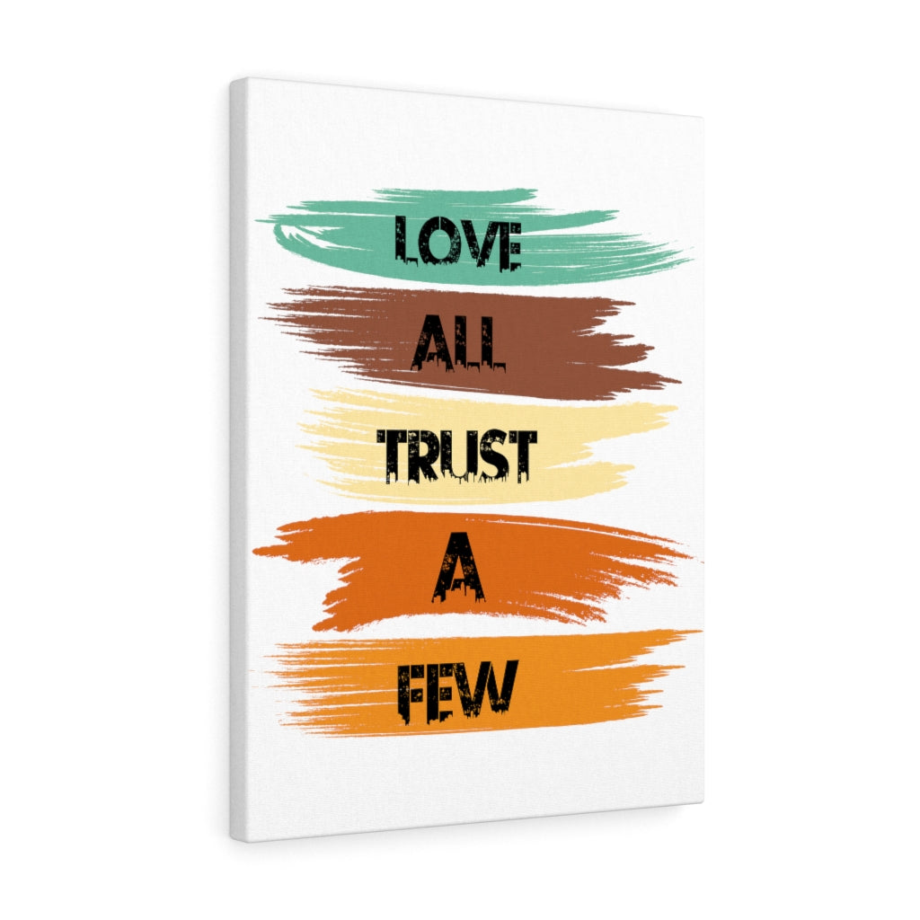 Scripture Walls Inspirational Wall Art Love All Trust A Few Wall Art Motivation Wall Decor for Home Office Gym Inspiring Success Quote Print Ready to Hang Unframed-Express Your Love Gifts