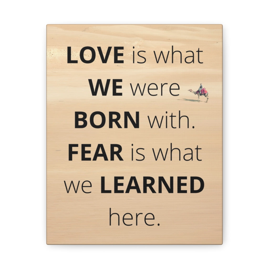 Scripture Walls Inspirational Wall Art Love We Were Born Motivation Wall Decor for Home Office Gym Inspiring Success Quote Print Ready to Hang Unframed-Express Your Love Gifts