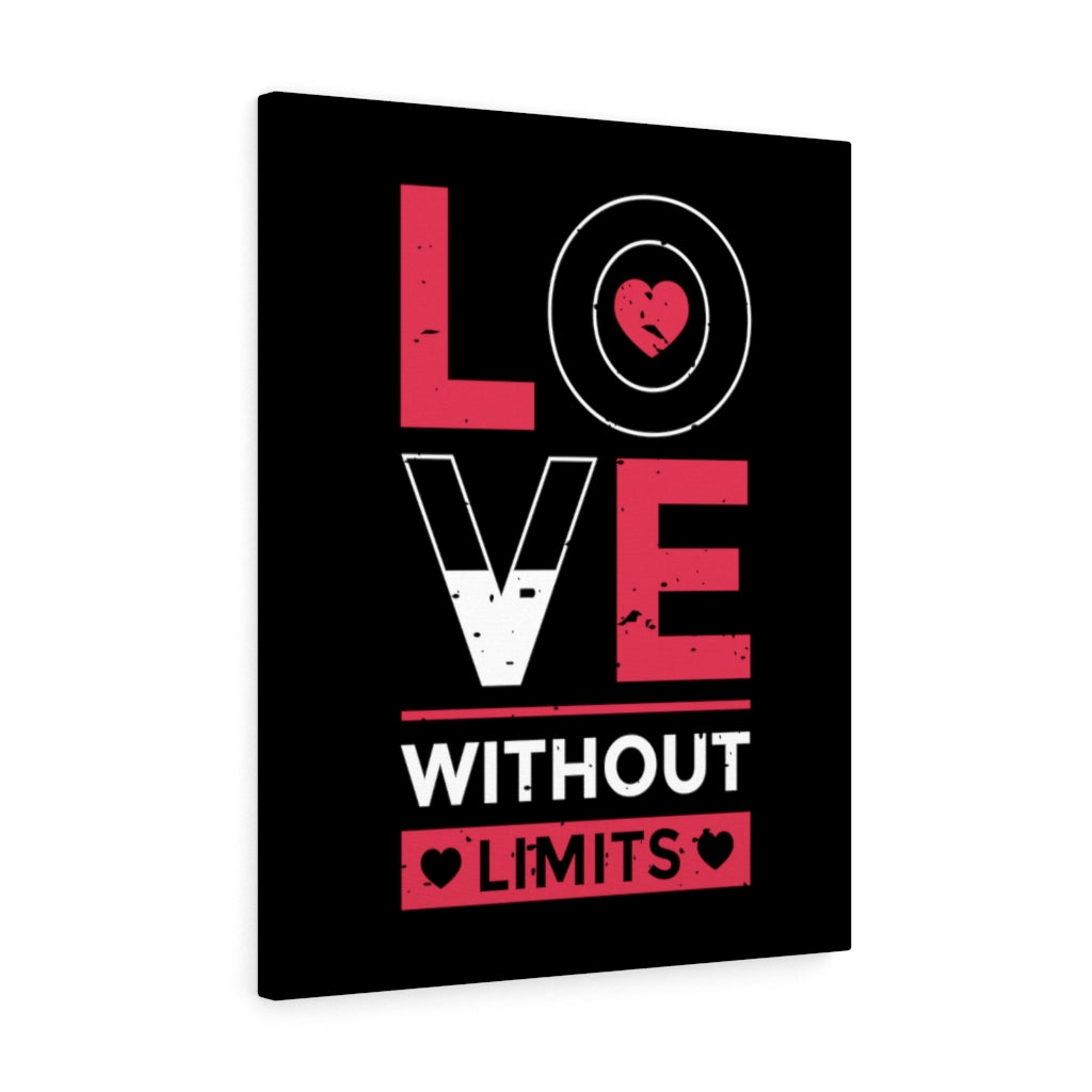 Scripture Walls Inspirational Wall Art Love Without Limits Wall Art Motivation Wall Decor for Home Office Gym Inspiring Success Quote Print Ready to Hang Unframed-Express Your Love Gifts