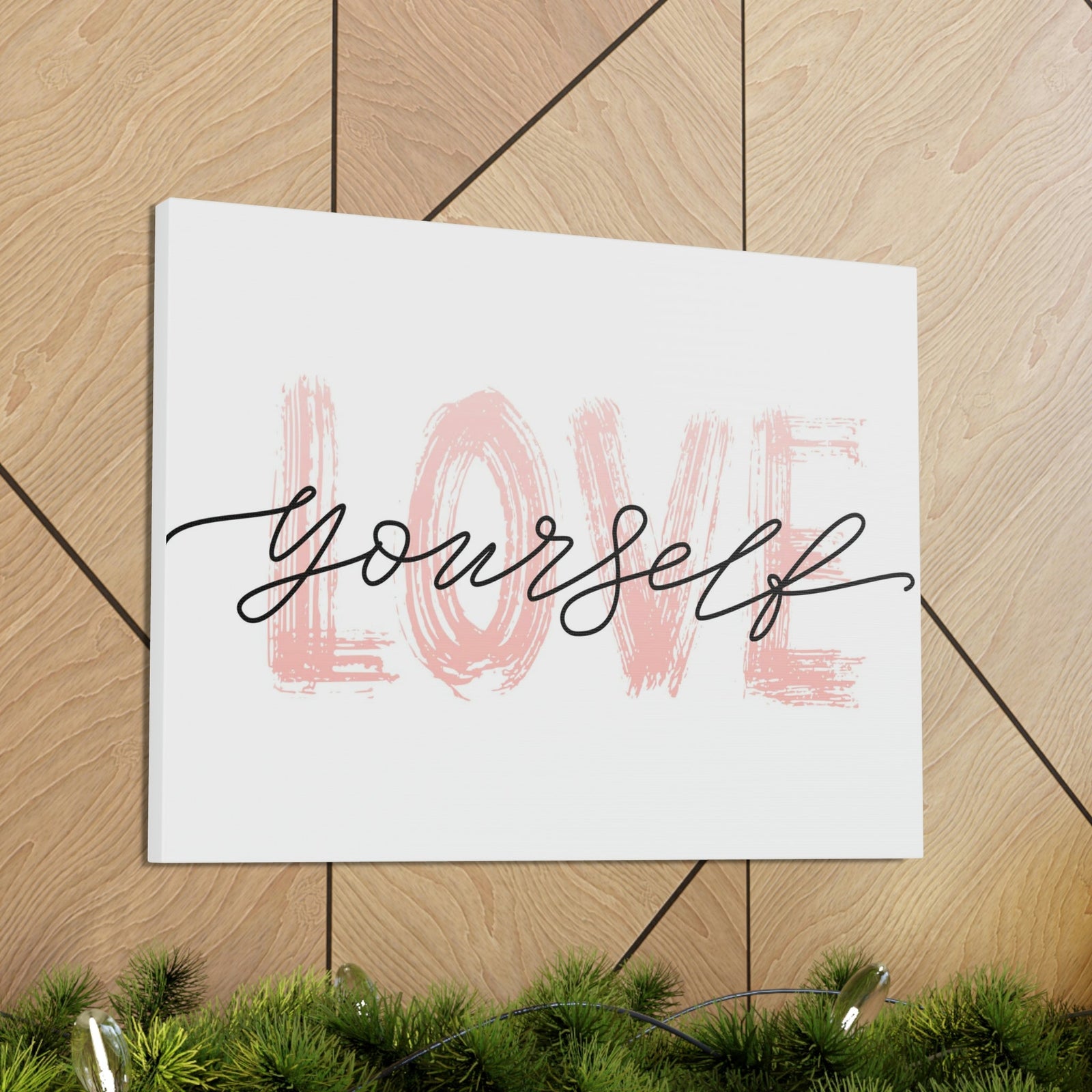 Scripture Walls Inspirational Wall Art Love Yourself Motivation Wall Decor for Home Office Gym Inspiring Success Quote Print Ready to Hang Unframed-Express Your Love Gifts