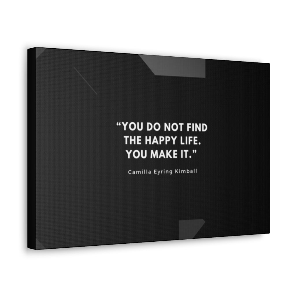 Scripture Walls Inspirational Wall Art Make A Happy Life Motivation Wall Decor for Home Office Gym Inspiring Success Quote Print Ready to Hang Unframed-Express Your Love Gifts
