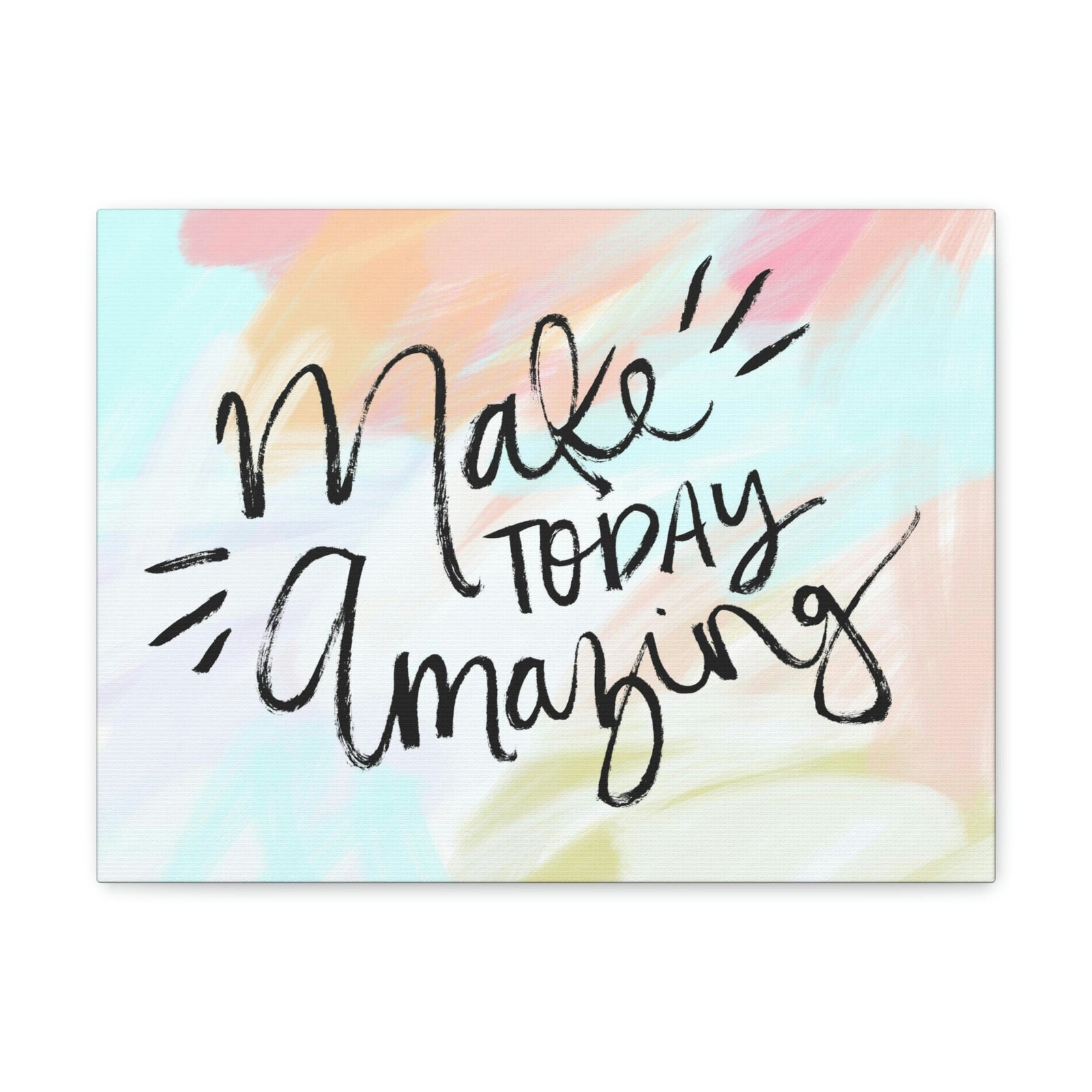 Scripture Walls Inspirational Wall Art Make Today Amazing Canvas Wall Art Motivational Motto Inspiring Prints Artwork Decor Ready to Hang Unframed-Express Your Love Gifts