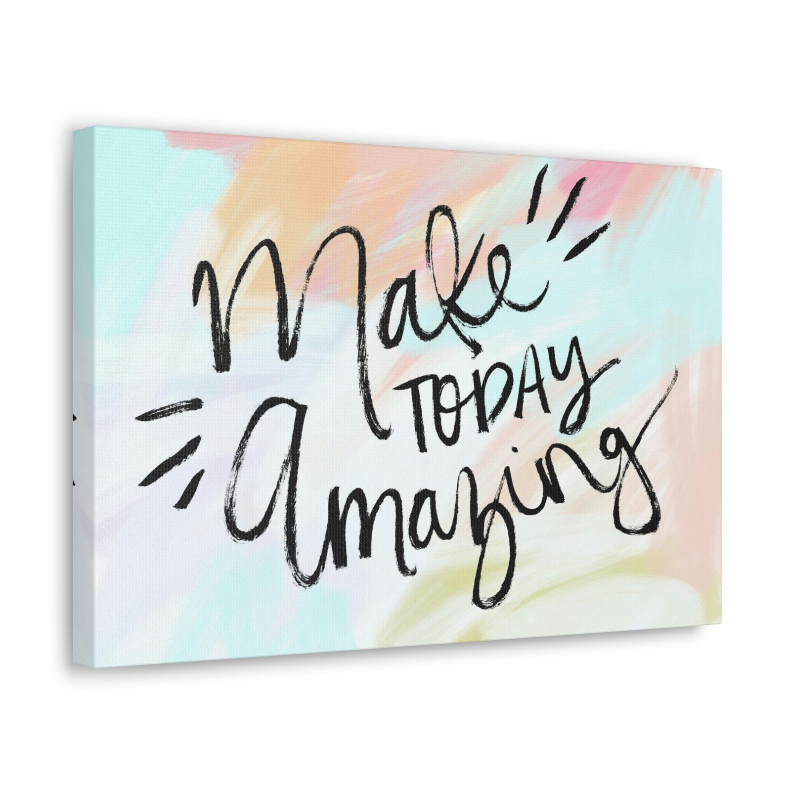 Scripture Walls Inspirational Wall Art Make Today Amazing Canvas Wall Art Motivational Motto Inspiring Prints Artwork Decor Ready to Hang Unframed-Express Your Love Gifts