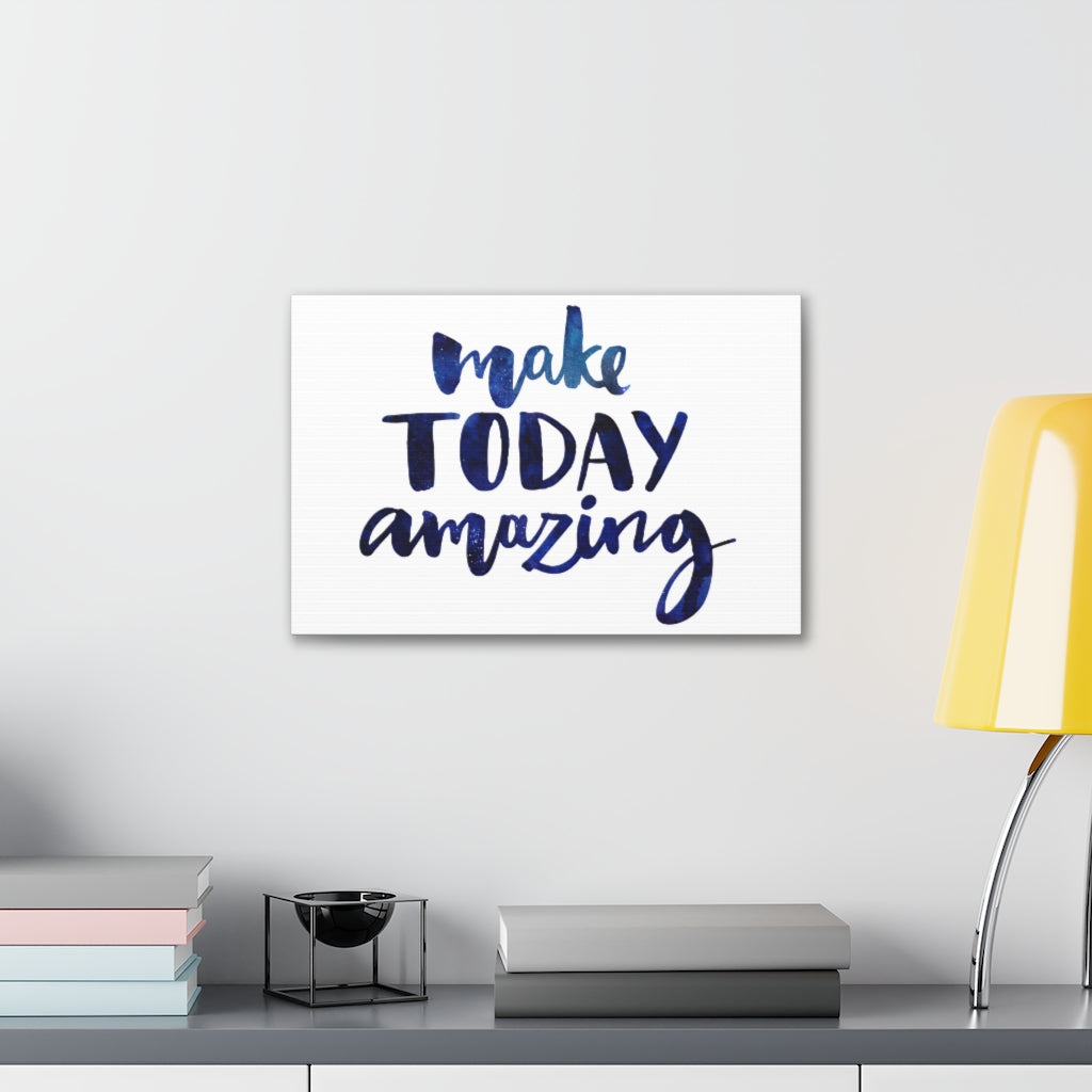 Scripture Walls Inspirational Wall Art Make Today Amazing Motivation Wall Decor for Home Office Gym Inspiring Success Quote Print Ready to Hang Unframed-Express Your Love Gifts