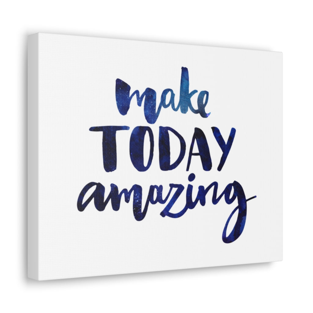 Scripture Walls Inspirational Wall Art Make Today Amazing Motivation Wall Decor for Home Office Gym Inspiring Success Quote Print Ready to Hang Unframed-Express Your Love Gifts